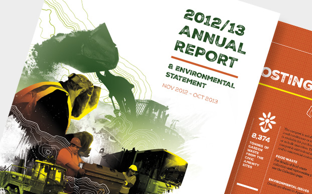 how to design an annual report