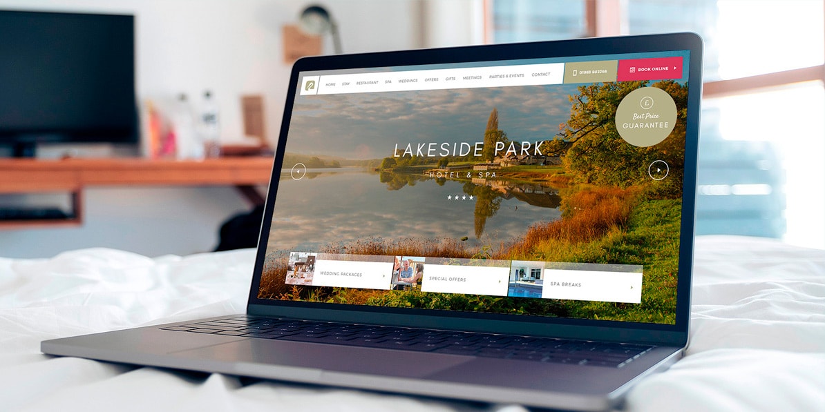 Lakeside Park Hotel website design