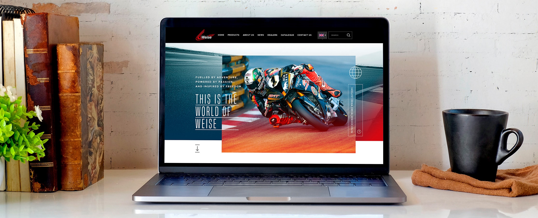 Motorcycle dealer website design Weise