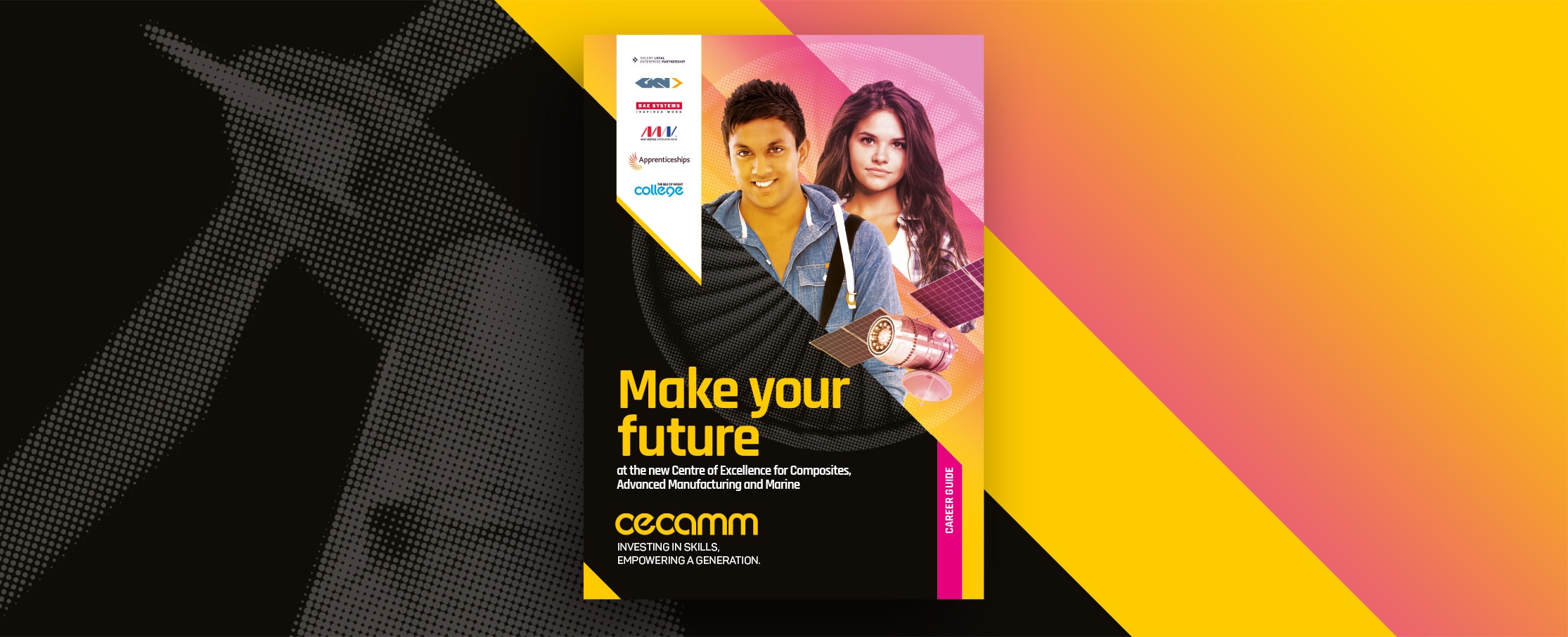 Prospectus cover design IOW CECAMM college