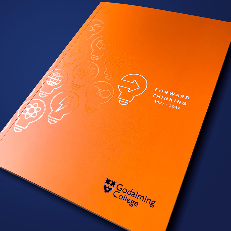 Prospectus design printing Godalming College