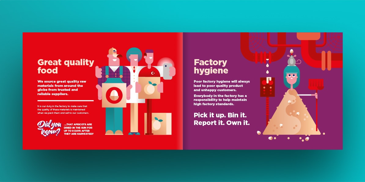 Whitworths leaflet design